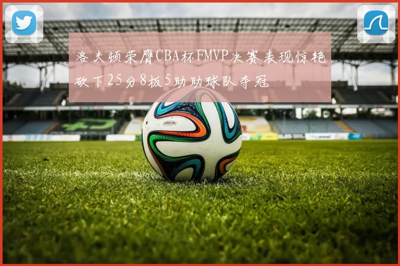 洛夫顿荣膺CBA杯FMVP决赛表现惊艳砍下25分8板5助助球队夺冠