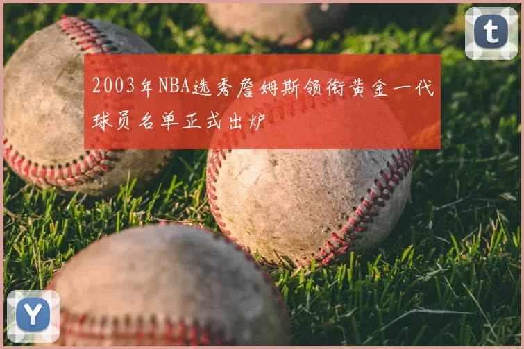 2003年NBA选秀詹姆斯领衔黄金一代球员名单正式出炉